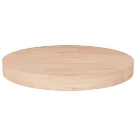 Superficie de mesa redonda madera de roble sin tratar Ø50x4 cm de , Tableros para mesas - Ref: Foro24-342909, Precio: 62,90 €...