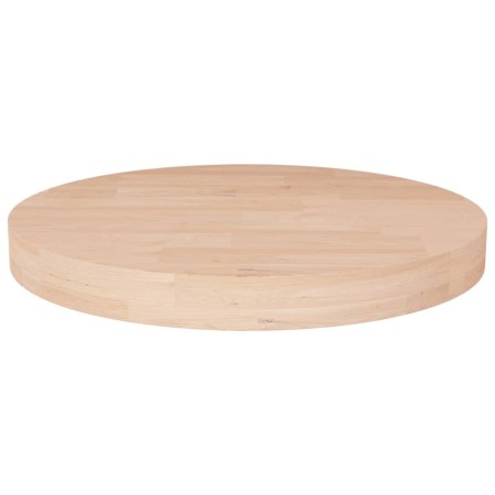 Superficie de mesa redonda madera de roble sin tratar Ø50x4 cm de , Tableros para mesas - Ref: Foro24-342909, Precio: 62,65 €...