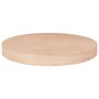 Superficie de mesa redonda madera de roble sin tratar Ø50x4 cm de , Tableros para mesas - Ref: Foro24-342909, Precio: 62,65 €...