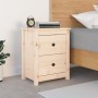 Mesita de noche madera maciza de pino 50x35x61,5 cm de , Mesitas de noche - Ref: Foro24-813679, Precio: 59,96 €, Descuento: %