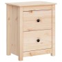 Mesita de noche madera maciza de pino 50x35x61,5 cm de , Mesitas de noche - Ref: Foro24-813679, Precio: 59,96 €, Descuento: %