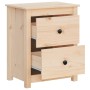 Mesita de noche madera maciza de pino 50x35x61,5 cm de , Mesitas de noche - Ref: Foro24-813679, Precio: 59,96 €, Descuento: %