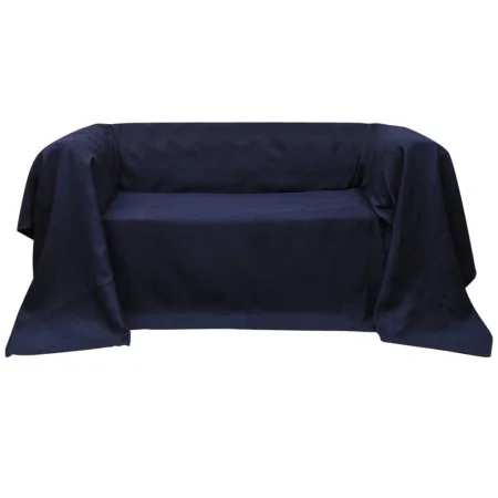 Funda color azúl marino para sofá de micro-gamuza, 270 x 350 cm de , Fundas - Ref: Foro24-130900, Precio: 24,30 €, Descuento: %