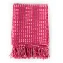 Manta a cuadros de algodón rosa 160x210 cm de , Mantas - Ref: Foro24-245334, Precio: 23,76 €, Descuento: %