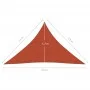 Toldo de vela HDPE terracota 160 g/m² 2,5x2,5x3,5 m de , Sombrillas - Ref: Foro24-311361, Precio: 19,28 €, Descuento: %