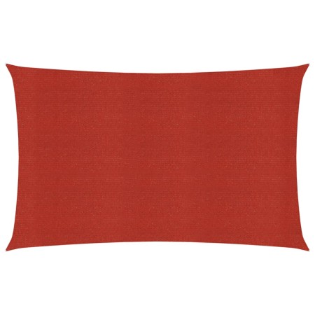 Toldo de vela rojo HDPE 160 g/m² 3x5 m de , Sombrillas - Ref: Foro24-311624, Precio: 36,75 €, Descuento: %