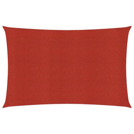 Toldo de vela rojo HDPE 160 g/m² 5x7 m de , Sombrillas - Ref: Foro24-311632, Precio: 68,40 €, Descuento: %