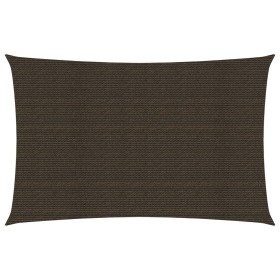 Toldo de vela HDPE marrón 160 g/m² 3x5 m de , Sombrillas - Ref: Foro24-311789, Precio: 38,78 €, Descuento: %