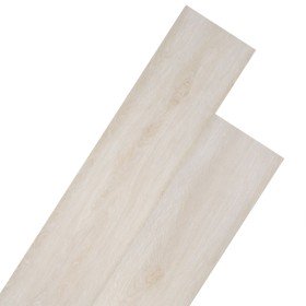 Lamas de suelo no autoadhesivas PVC roble clásico blanco 2 mm en Materiales de construcción | Comprar online en Foru.es