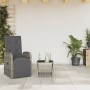 Juego de comedor jardín 2 pzas con cojines ratán sintético gris de , Conjuntos de jardín - Ref: Foro24-3277609, Precio: 218,6...