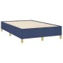 Box spring bed with blue fabric mattress 120x190 cm by , Beds and slatted bases - Ref: Foro24-3269929, Price: 384,82 €, Disco...