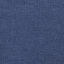 Box spring bed with mattress and LED lights blue fabric 120x190 cm by , Beds and slatted bases - Ref: Foro24-3270189, Price: ...