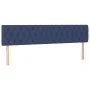 Box spring bed with blue fabric mattress 120x190 cm by , Beds and slatted bases - Ref: Foro24-3269908, Price: 411,62 €, Disco...
