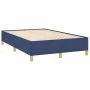 Box spring bed with blue fabric mattress 120x190 cm by , Beds and slatted bases - Ref: Foro24-3269922, Price: 388,43 €, Disco...