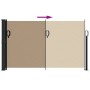 Toldo lateral retráctil gris taupe 120x600 cm de , Sombrillas - Ref: Foro24-4004499, Precio: 105,42 €, Descuento: %