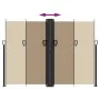 Toldo lateral retráctil gris taupe 180x1000 cm de , Sombrillas - Ref: Foro24-4004754, Precio: 153,32 €, Descuento: %
