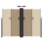 Toldo lateral retráctil gris taupe 180x1000 cm de , Sombrillas - Ref: Foro24-4004754, Precio: 156,30 €, Descuento: %