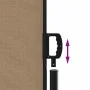Toldo lateral retráctil gris taupe 180x1000 cm de , Sombrillas - Ref: Foro24-4004754, Precio: 153,32 €, Descuento: %