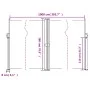 Toldo lateral retráctil gris taupe 180x1000 cm de , Sombrillas - Ref: Foro24-4004754, Precio: 153,32 €, Descuento: %