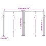 Toldo lateral retráctil blanco 220x1200 cm de , Sombrillas - Ref: Foro24-4004871, Precio: 190,87 €, Descuento: %