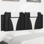 Cabecero de cama acolchado cuero sintético negro blanco 140 cm de , Cabeceros y pies de cama - Ref: Foro24-374795, Precio: 61...