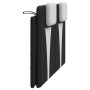 Cabecero de cama acolchado cuero sintético negro blanco 140 cm de , Cabeceros y pies de cama - Ref: Foro24-374795, Precio: 61...