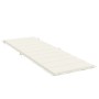 Cojín para tumbona tela crema melange 186x58x3 cm de , Cojines para sillas y sofás - Ref: Foro24-4002478, Precio: 47,83 €, De...