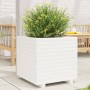 Jardinera madera maciza de pino blanco 50x50x49,5 cm de , Maceteros y jardineras - Ref: Foro24-3282515, Precio: 134,92 €, Des...