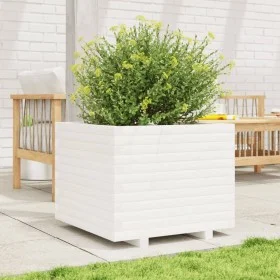 Jardinera madera maciza de pino blanco 60x60x49,5 cm de , Maceteros y jardineras - Ref: Foro24-3282520, Precio: 157,14 €, Des...