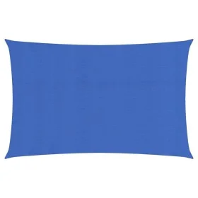 Toldo de vela rectangular HDPE azul 160 g/m² 3x6 m de , Sombrillas - Ref: Foro24-311515, Precio: 42,31 €, Descuento: %