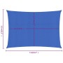 Toldo de vela rectangular HDPE terracota 160 g/m² 3,5x5 m de , Sombrillas - Ref: Foro24-311517, Precio: 42,73 €, Descuento: %