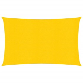 Toldo de vela rectangular HDPE amarillo 160 g/m² 4x6 m de , Sombrillas - Ref: Foro24-311574, Precio: 52,34 €, Descuento: %