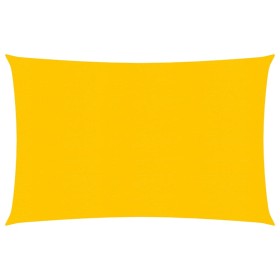 Toldo de vela rectangular HDPE amarillo 160 g/m² 5x6 m de , Sombrillas - Ref: Foro24-311576, Precio: 58,07 €, Descuento: %