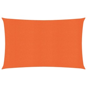 Toldo de vela rectangular HDPE naranja 160 g/m² 3x5 m de , Sombrillas - Ref: Foro24-311679, Precio: 39,06 €, Descuento: %