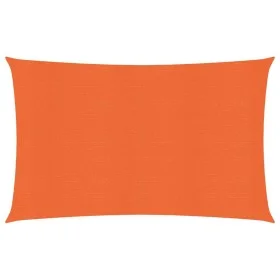 Toldo de vela rectangular HDPE naranja 160 g/m² 3x5 m de , Sombrillas - Ref: Foro24-311679, Precio: 38,34 €, Descuento: %