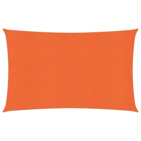Toldo de vela rectangular HDPE naranja 160 g/m² 5x7 m de , Sombrillas - Ref: Foro24-311687, Precio: 70,47 €, Descuento: %