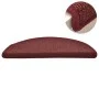 Alfombras de peldaños de escalera 15 uds rojo 56x17x3 cm de vidaXL, Alfombrillas para escalones - Ref: Foro24-322372, Precio:...