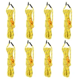 Cuerda de vientos con tensores reflectantes 8 piezas 4 m 4 mm de , Accesorios para tiendas de campaña - Ref: Foro24-4008136, ...