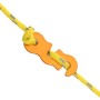 Cuerda de vientos con tensores reflectantes 8 piezas 4 m 4 mm de , Accesorios para tiendas de campaña - Ref: Foro24-4008136, ...