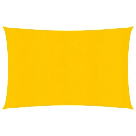 Toldo de vela rectangular HDPE amarillo 160 g/m² 2x3 m de , Sombrillas - Ref: Foro24-311557, Precio: 23,10 €, Descuento: %