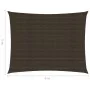 Toldo de vela HDPE marrón 160 g/m² 5x6 m de , Sombrillas - Ref: Foro24-311796, Precio: 62,28 €, Descuento: %