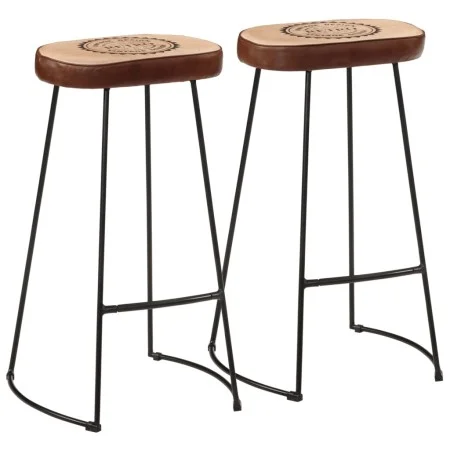 Taburetes de barra 2 uds marrón oscuro 44x37,5x78 cm de , Taburetes de cocina - Ref: Foro24-358923, Precio: 105,94 €, Descuen...
