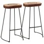 Taburetes de barra 2 uds marrón oscuro 44x37,5x78 cm de , Taburetes de cocina - Ref: Foro24-358923, Precio: 105,94 €, Descuen...