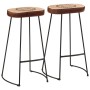 Taburetes de barra 2 uds marrón oscuro 44x37,5x78 cm de , Taburetes de cocina - Ref: Foro24-358923, Precio: 116,61 €, Descuen...
