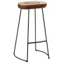 Taburetes de barra 2 uds marrón oscuro 44x37,5x78 cm de , Taburetes de cocina - Ref: Foro24-358923, Precio: 105,94 €, Descuen...