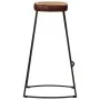 Taburetes de barra 2 uds marrón oscuro 44x37,5x78 cm de , Taburetes de cocina - Ref: Foro24-358923, Precio: 105,94 €, Descuen...