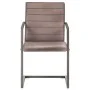 Sillas voladizas de comedor 2 unidades cuero auténtico marrón de vidaXL, Sillas de comedor - Ref: Foro24-321841, Precio: 279,...
