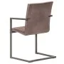 Sillas voladizas de comedor 2 unidades cuero auténtico marrón de vidaXL, Sillas de comedor - Ref: Foro24-321841, Precio: 279,...