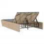 Tumbona doble con cojines ratán sintético beige de , Tumbonas - Ref: Foro24-368182, Precio: 310,21 €, Descuento: %
