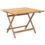 Set de comedor jardín 5 pzas polipropileno madera maciza negro de , Conjuntos de jardín - Ref: Foro24-3281781, Precio: 308,86...